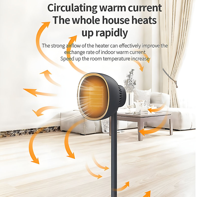 Ventilateur de plancher réglable