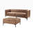 Brinna 2 - Piece Glam Living Room Set with Tufted Design-653261472