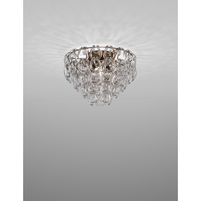 Giogali Ceiling Lamp 50 Crystal Smoky Matt Bronze 1 E26 Ul