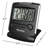 Modern & Contemporary Digital Electric Tabletop Clock with Alarm in Black