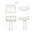 Whitehaus 24" Traditional Pedestal with Large Rectangular Bowl, Backsplash, Dual Soap Ledges, Decorative Trim and Overflow-1896087610