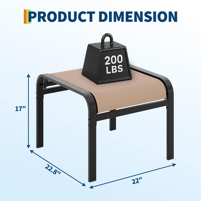 Outdoor Bench, Beige, Beige
