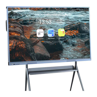 JYXCN Conference Board 55" Touch Screen Zoom & Teams Support Electronic Whiteboard for Classroom, Office and Livingroom