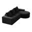 Canapé modulaire Chenille Cloud Curved-1733031647