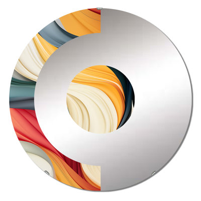 Urban Serenity - Half Circle Wall Mirror