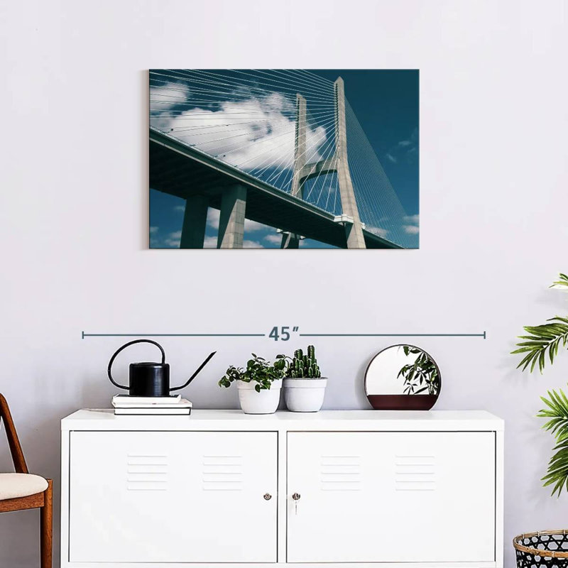 Lilie Retro Vasco Da Gama Bridge