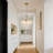 8-Light Tiered Gold K9 Crystal Chandelier