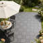 84 pièces de carrelage extérieur en plastique pour jardin, patio, garage et balcon
