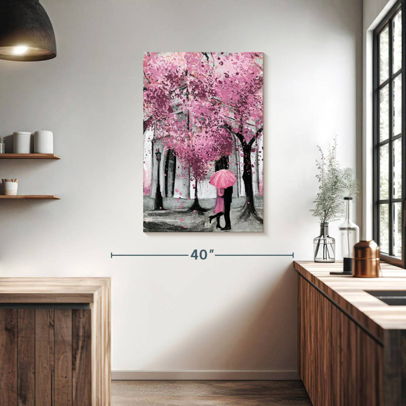 Hardie Pink Spring Paris Pop, 39" H x 26" W