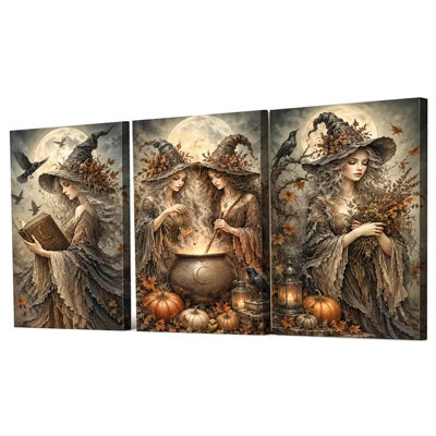 3 Piece Wrapped Canvas Wall Art