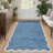 Machine Washable Rug Modern Scalloped Rug Non Slip, Neutral Indoor Carpet, Soft Non Shedding Floor Covering, Low Pile Thin Foldable Printed Mats for Living Room Bedroom Nursery-691826254