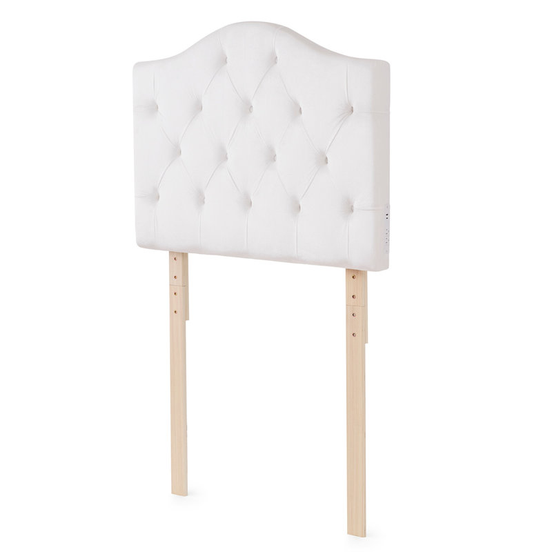 Tête de lit pour dortoir Tavira Allure® Outlet College - Soft Arch touffeté - Blanc