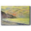Coucher de soleil, temps brumeux, Pourville, 1882, toile tendue avec châssis-818724318