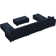 Shamiyah 7 - Piece Oversized 154.2'' Wide U Shaped L Shaped Velvet Sectional Sofa Living Room Couch Modular Sofa with Storage Ottomans
