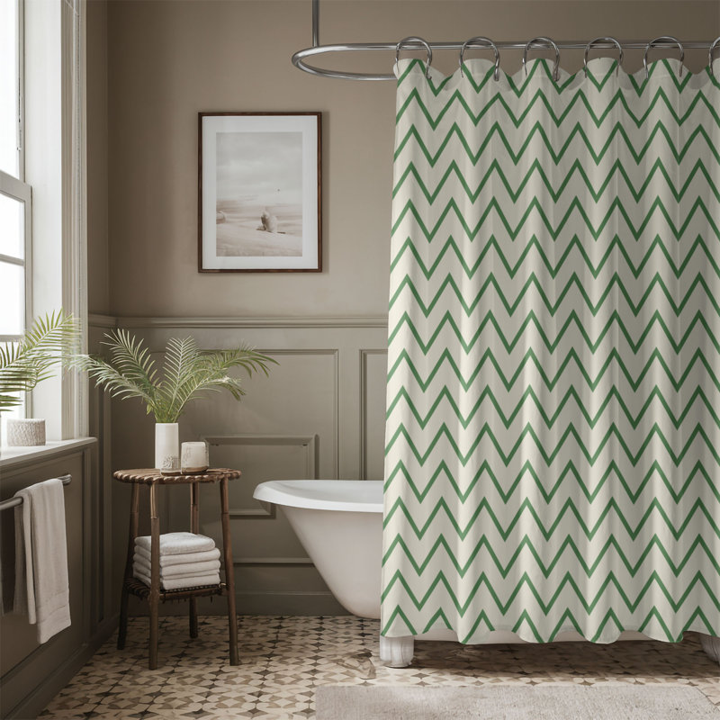 Vert beige - Rideau de douche Premium, H 74 po x l 71 po