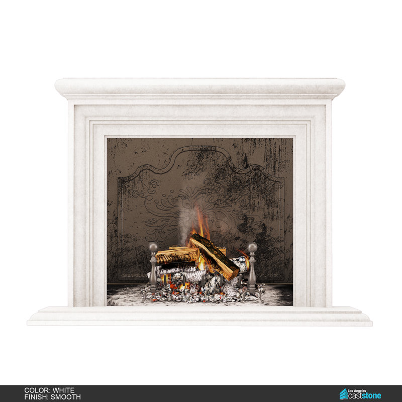 Sonoma Fireplace Surround, Smooth White