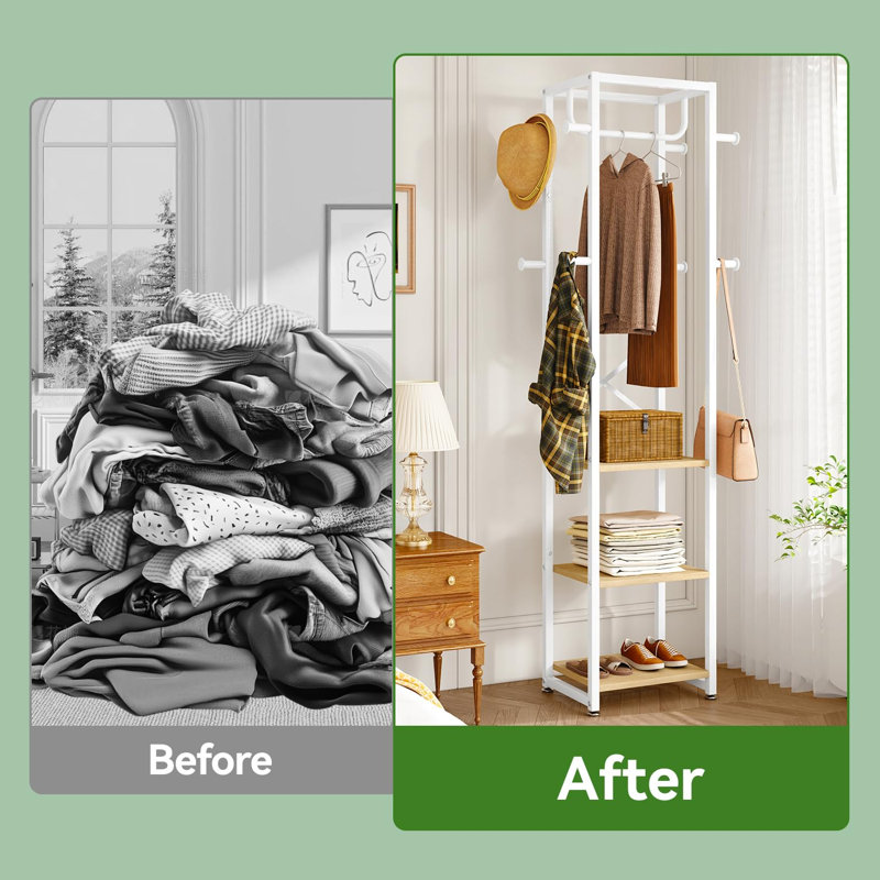 40cm Clothing Rack, Beige