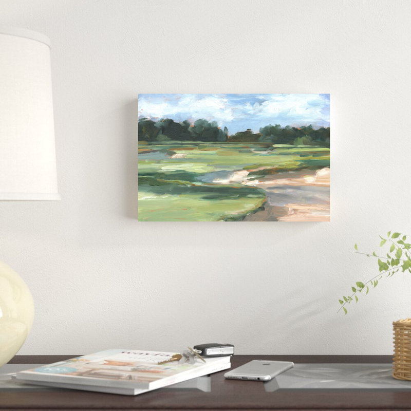 «Golf Course Study II» par Ethan Harper - reproduction d'art sur toile tendue, H 8 po x l 12 po
