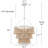 Luray 4 - Light Dimmable Classic Chandelier Craftman 3-Tiers Tassel 