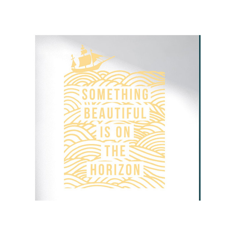 Non-Wall Damaging Wall Decal, Beige