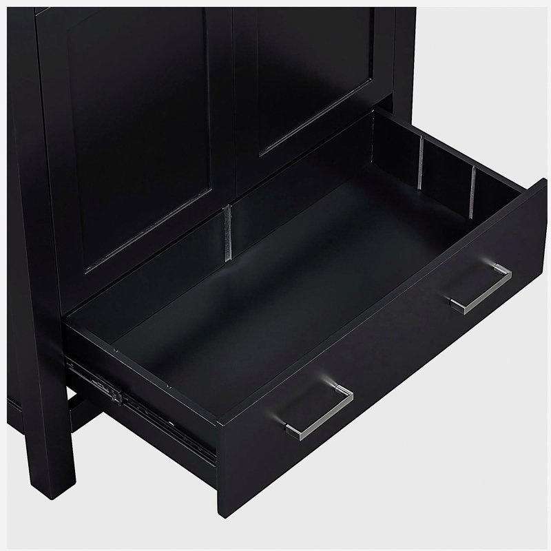 Ensemble de coiffeuse de 60 pouces, avec coiffeuse double (séparée), lavabos doubles en céramique, tablette de rangement, tiroirs divisés, sans miroir - une solution de salle de bain moderne pour les salles de bain spacieuses