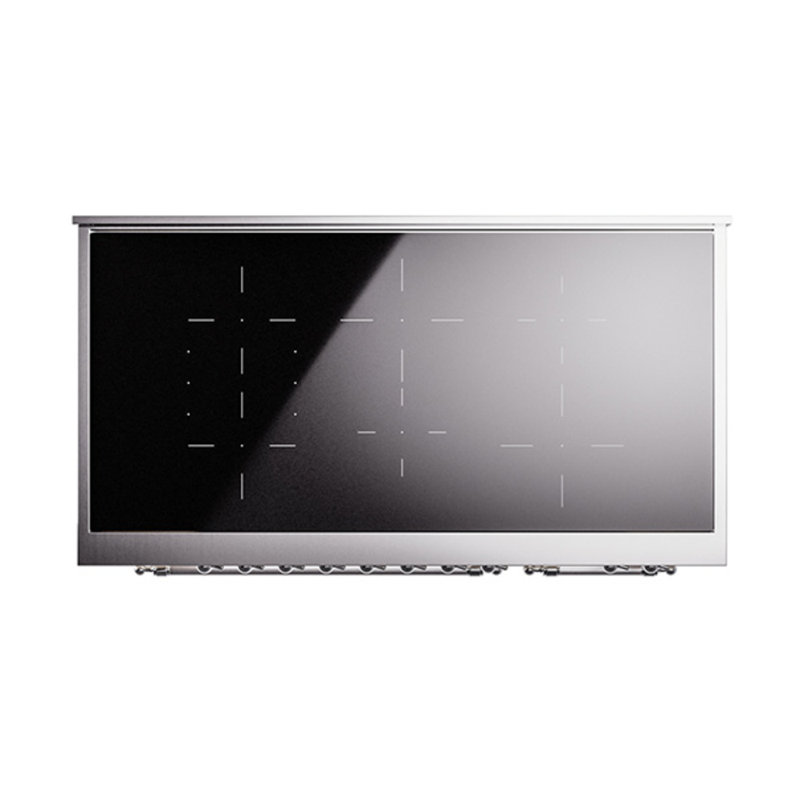 Cuisinière à induction 48 pouces avec 6 éléments à induction ILVE Nostalgie II Series (porte en verre)
