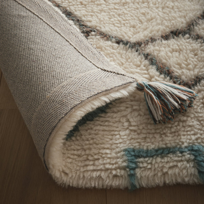 Abstract Wool Machine Tufted Area Rug, Rectangle 160 x 230 cm