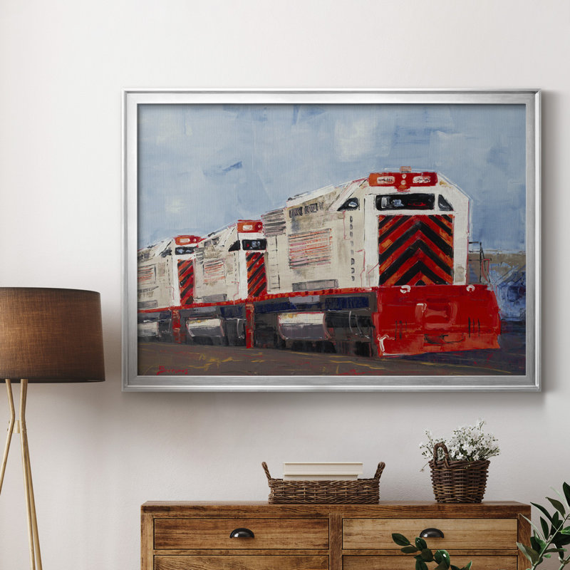 Power - reproduction de cadre photo sur toile, H 30,5 po x l 42,5 po x P 1,5 po, Argent