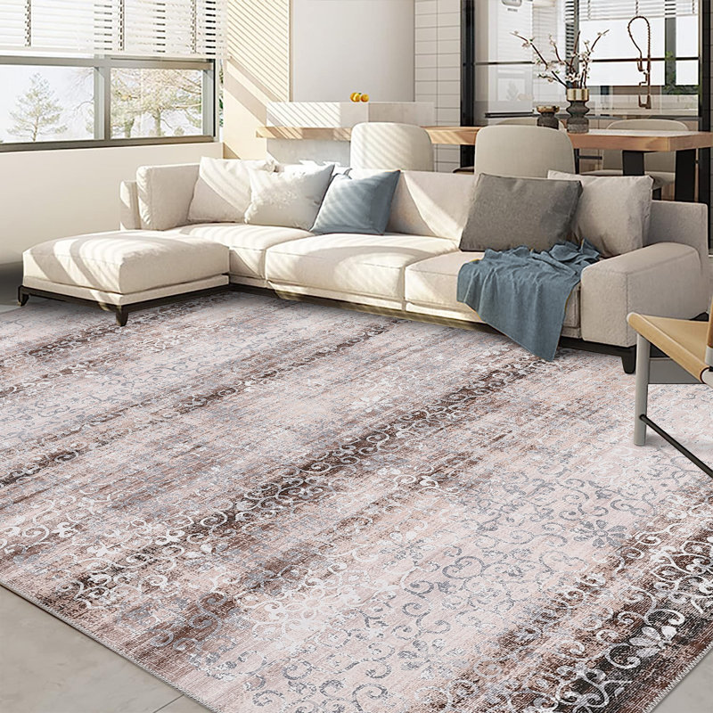Tapis Vennesa avec envers antidérapant, Rectangle 8 pi x 10 pi