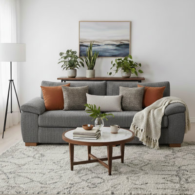 3 Seater Corduroy Sofa