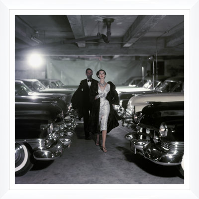 Vogue Magazine, "Barbara Mullen with Cars," John Rawlings, November 1, 1952 Framed Photographic Print