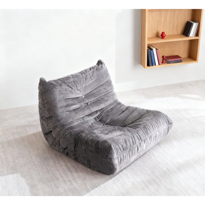 Chaise d'appoint, chaise simple pour le salon, Gris