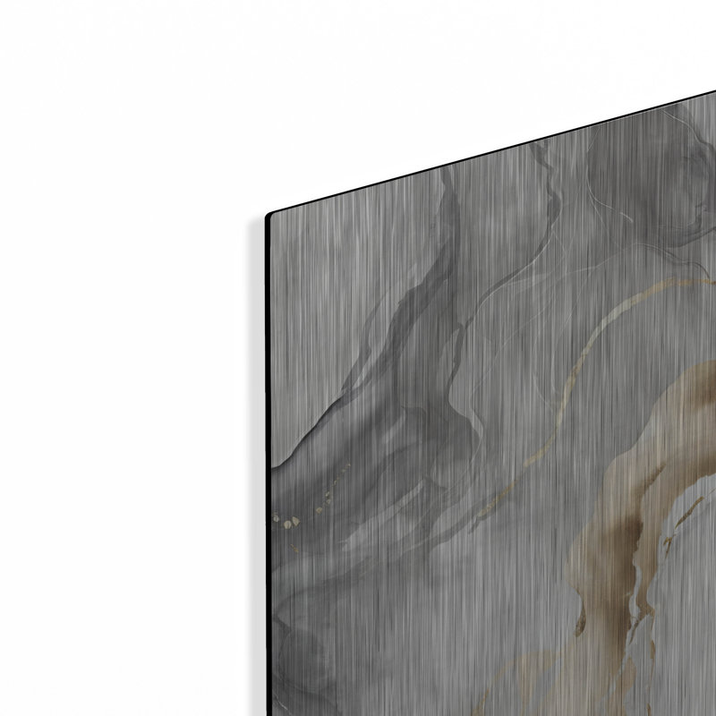 "Gray Art Marble II" par Seven Trees Design, H 16 po x l 12 po