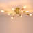 Jacobson Semi Flush Mount  8-light Sputnik Ceiling Light Modern Ceiling Light For Living Room and Bedroom-134830777
