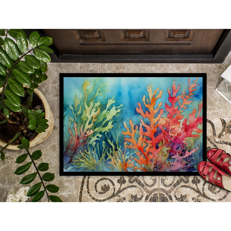 Radisav Non-Slip Doormat, 18" W x 27" L