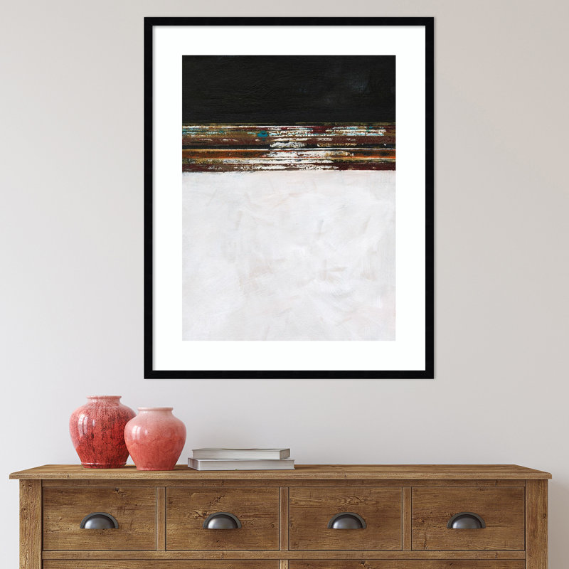 A Sense Of Space III by Jodi Fuchs, 14.12" H x 11.12" W x 0.88" D, Black Framed Paper