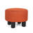 12.4" Round Upholstered Accent Ottoman Footstool-996085829