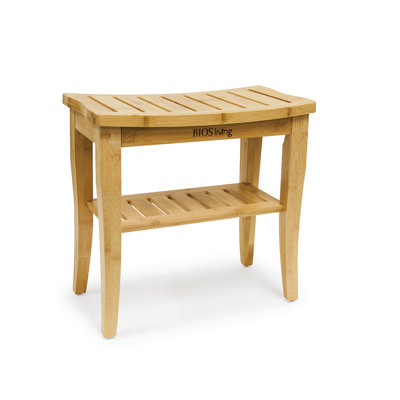 18.8'' W Bamboo Shower Bench
