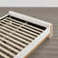 Lit plateforme tapissier Woodcroft