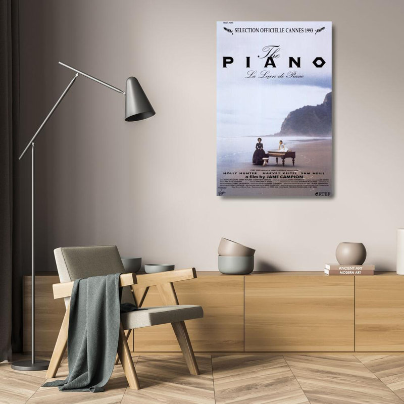 Le piano, H 24 po x l 16 po