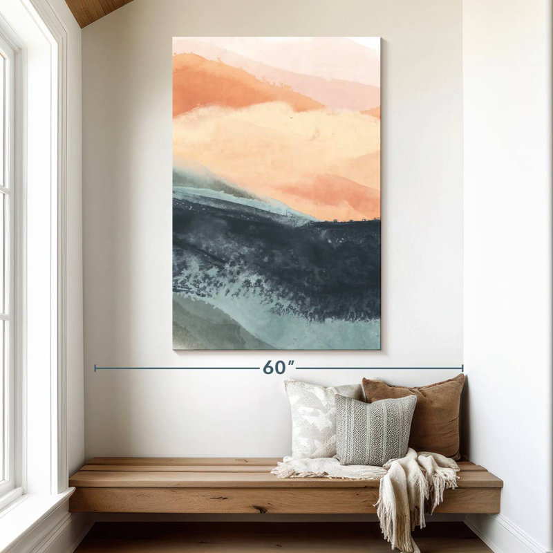Avery Dark Soft Waves II, 51" H x 34" W