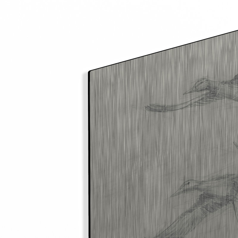  «Mallard Duck Sketch 2» par Ethan Harper, art mural en métal, 16 po x 12 po, H 12 po x l 16 po