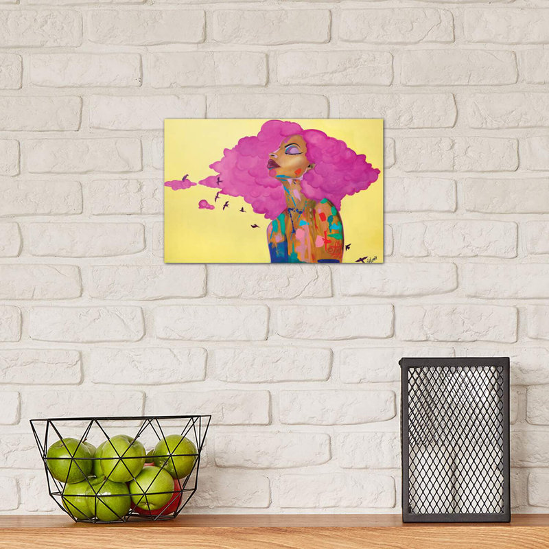 Pink by Pinklomein - Wrapped Canvas Print, 20.32 cm H x 30.48 cm W