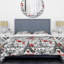 Ensemble de housse de couette mid-century paris eiffel hearts ii mid-century-40703722