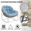 Chaise berçante d'extérieur rembourrée Serkan-1843827714-1843827726