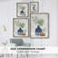 Palm Still Life I, reproduction encadrée - bois massif 49133-851177296