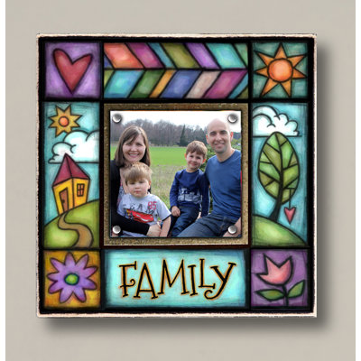 Jayvion Blue Matte Picture Frame