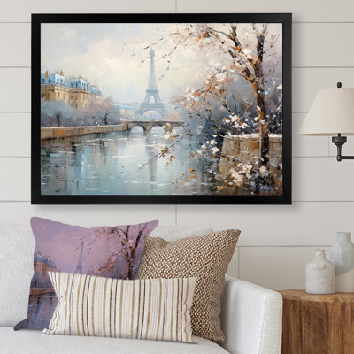 Hiver Paris, Tour Eiffel, charme de ville I - Paris, art mural