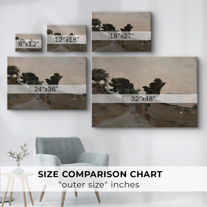 Paysages d'époque-CCGCL-XXV - Cavas enveloppés de galerie, 18 x 27