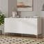 Buffet 4 portes avec panneaux de porte sculptés et tablettes réglables-1904042806